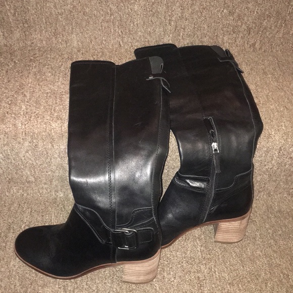 ♣️NWT Franco Sarto Genuine Leather Tall Boots - Picture 2 of 7